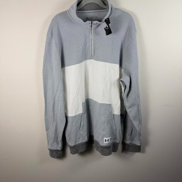 NWT Under Armour UA Playback Fleece 1/4 Zip Sweatshirt XXL - Picture 1 of 6